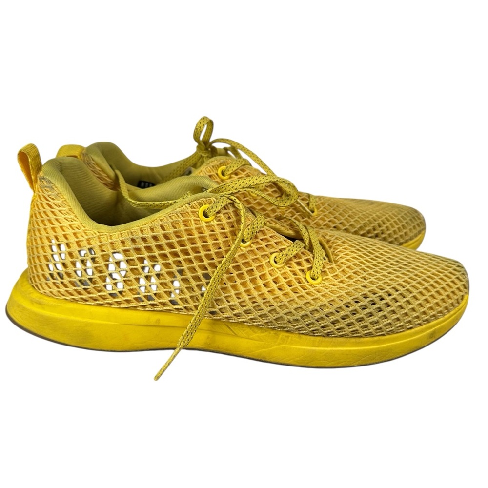 NoBull Diamond Mesh Rubber Ducky Yellow Running Shoes Mens 11.5 Womens 13